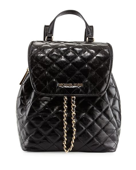 michael kors quilted backpack